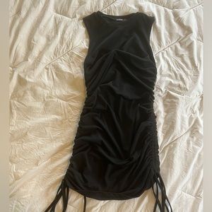 Black Scrunch Dress
